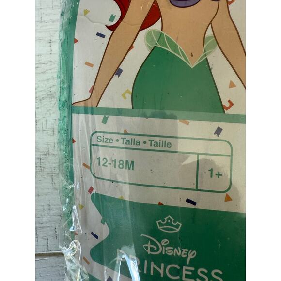 Disney Princess Baby Ariel Dress Outfit Costume Size 12-18 M - Picture 4 of 4